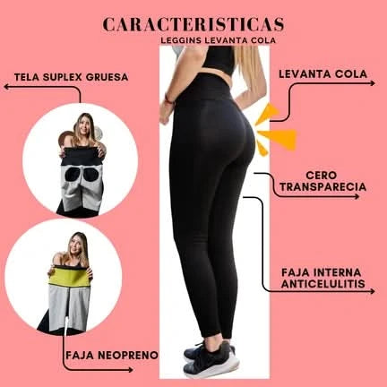 LEGGINS LEVANTA COLA Y FAJA NEOPRENO™
