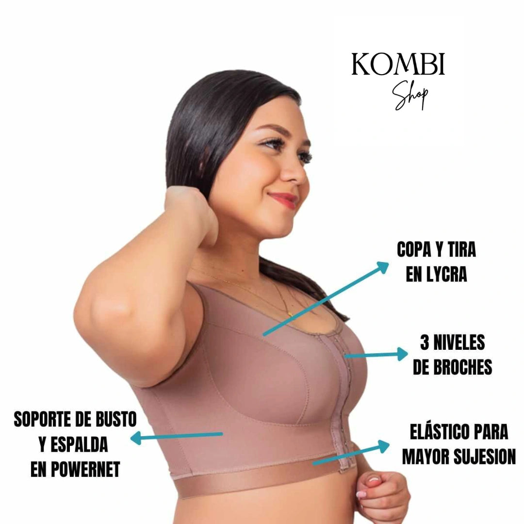 BRASIER CORRECTOR DE POSTURA / TALLAS PLUS Y TALLA REGULAR