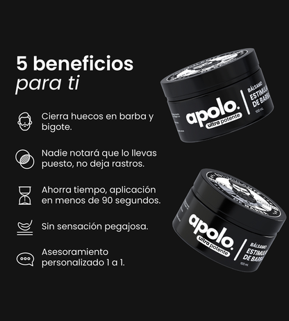 Bálsamo para Crecimiento de Barba Ultra Potente con Minoxidil 20% | 100mL