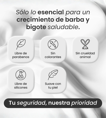 Bálsamo para Crecimiento de Barba Ultra Potente con Minoxidil 20% | 100mL