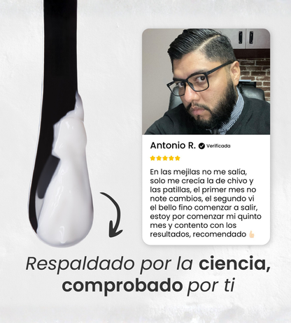 Bálsamo para Crecimiento de Barba Ultra Potente con Minoxidil 20% | 100mL