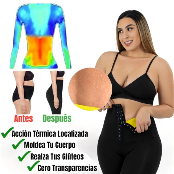 LEGGINGS BROCHE 3 NIVELES FAJA NEOPRENO