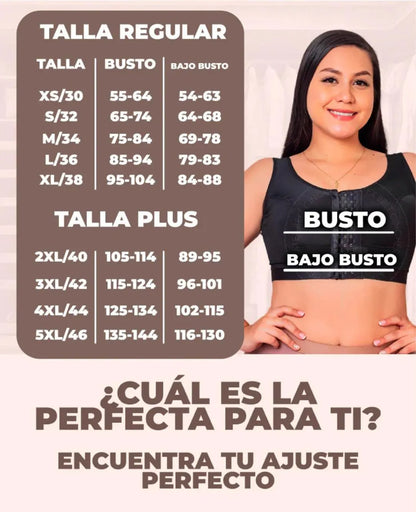 BRASIER CORRECTOR DE POSTURA / TALLAS PLUS Y TALLA REGULAR