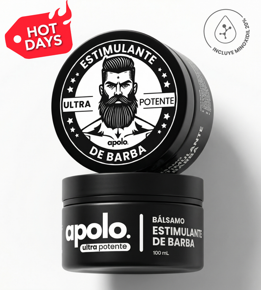 Bálsamo para Crecimiento de Barba Ultra Potente con Minoxidil 20% | 100mL