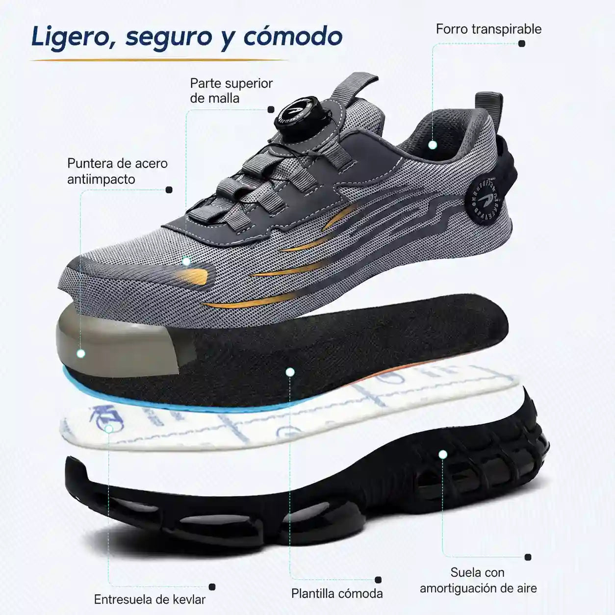 Zapatillas Deportivas de Seguridad Punta de Acero™