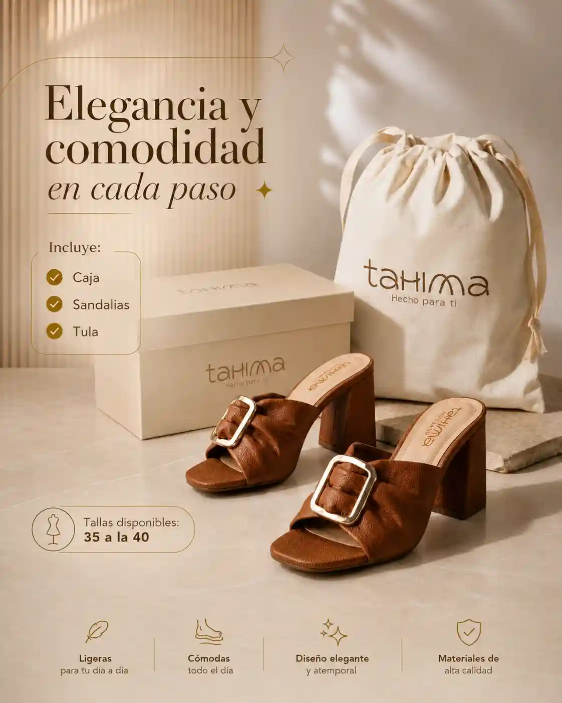 Sandalia Tacon Tizana™