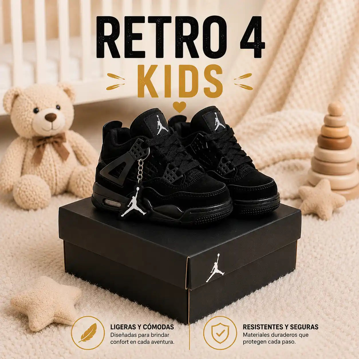 Zapatillas Retro 4 Kids™
