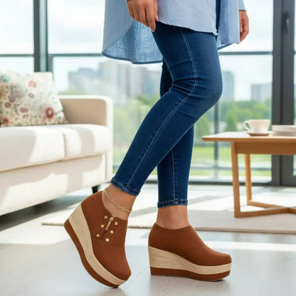 Tacones Casuales Dama con Suela de Yute
