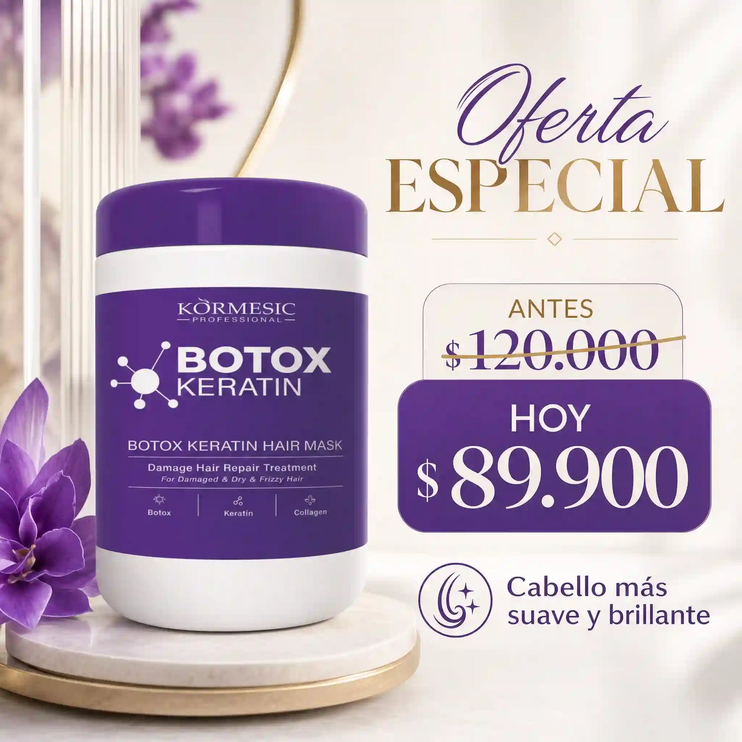 Botox Capilar Kormesic — Liso Perfecto Sin Peluquería