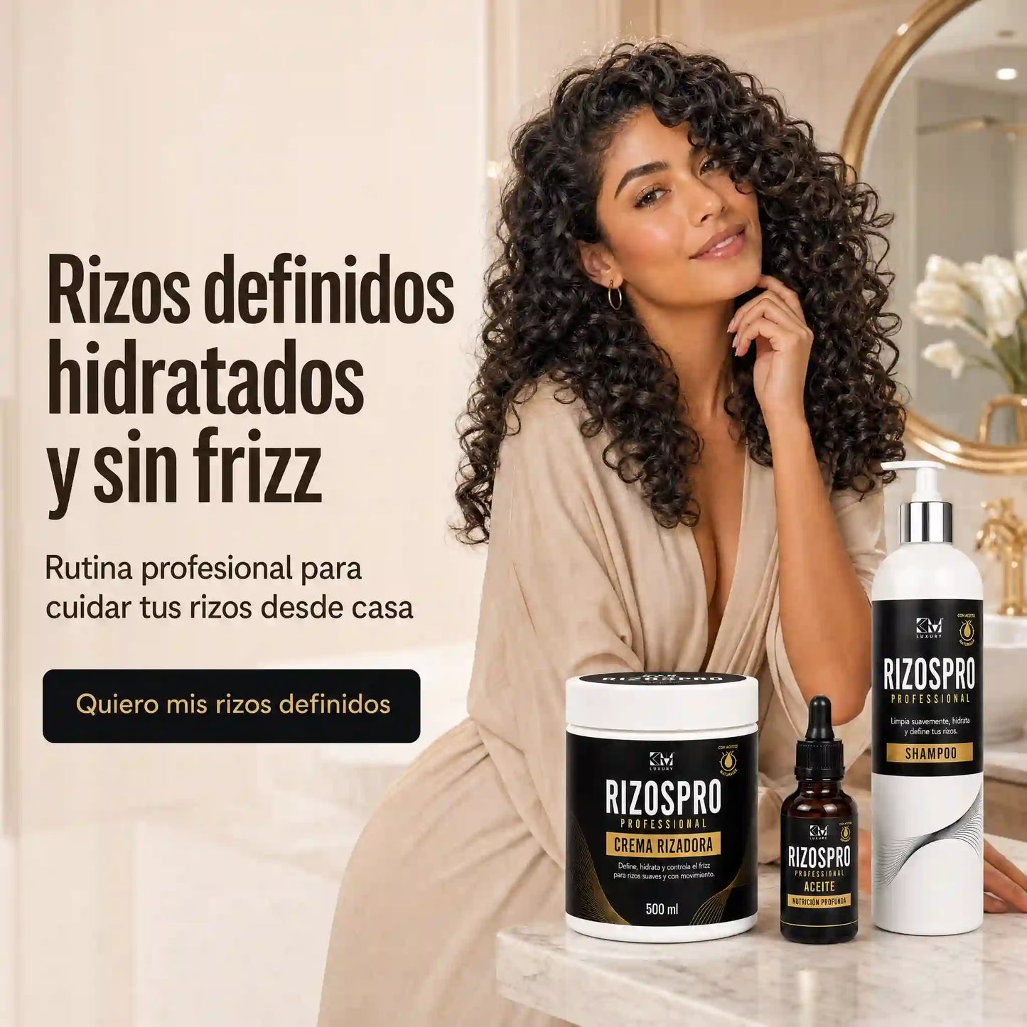 Kit Rizos Pro para rizos definidos y sin frizz