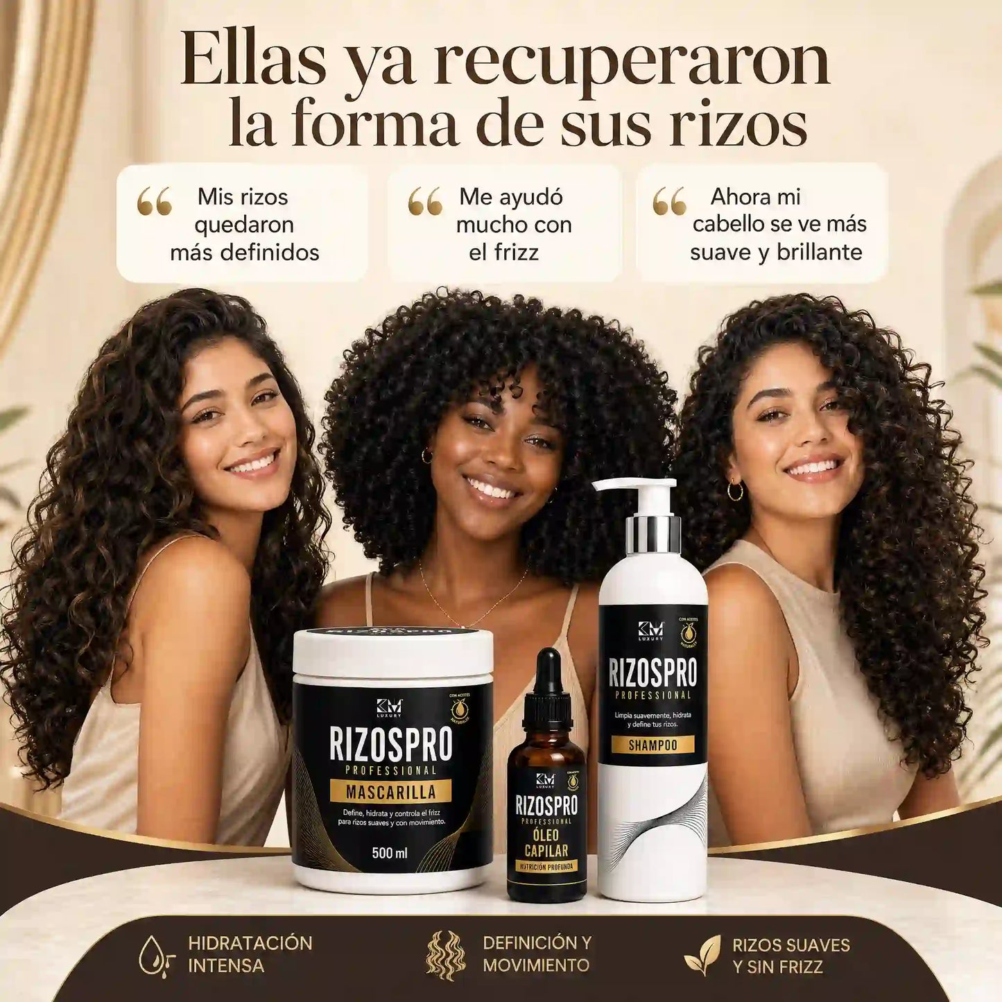 Kit Rizos Pro para rizos definidos y sin frizz