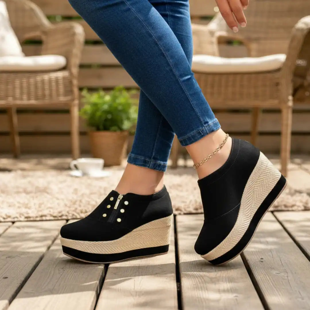 Tacones Casuales Dama con Suela de Yute