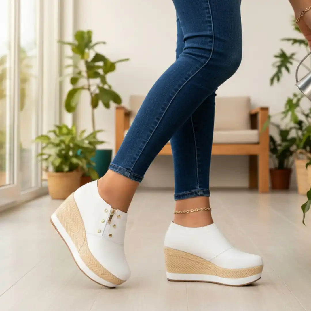 Tacones Casuales Dama con Suela de Yute